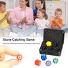 1/2 Sets Korean Traditional Stone Catching Game with Storage Box Hand-Eye Coordination Training Jacks Stone Kids Adults 3D Printed Pebble Grabbing