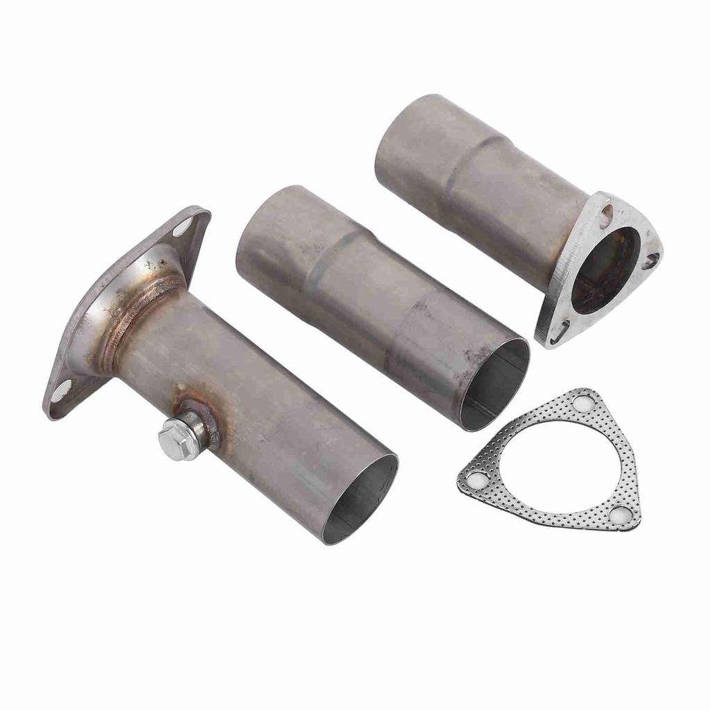 3PCS Catalytic Exhaust Pipe Converter Replacement for Honda Acura Engine Swap 2.5in Pipe