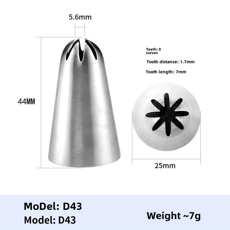 Набор насадок для украшения торта в корейском стиле с кондитерскими мешками