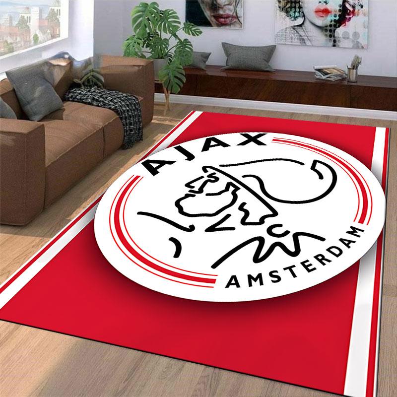 Ajax Amsterdam Logo Carpet suitable as a non-slip mat for the living room or bedroom sofa