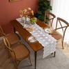 Французские романтические белые скатерти-дорожки для стола, кружевные скатерти для домашнего ресторана, праздничного обеденного стола, украшения для свадебной вечеринки