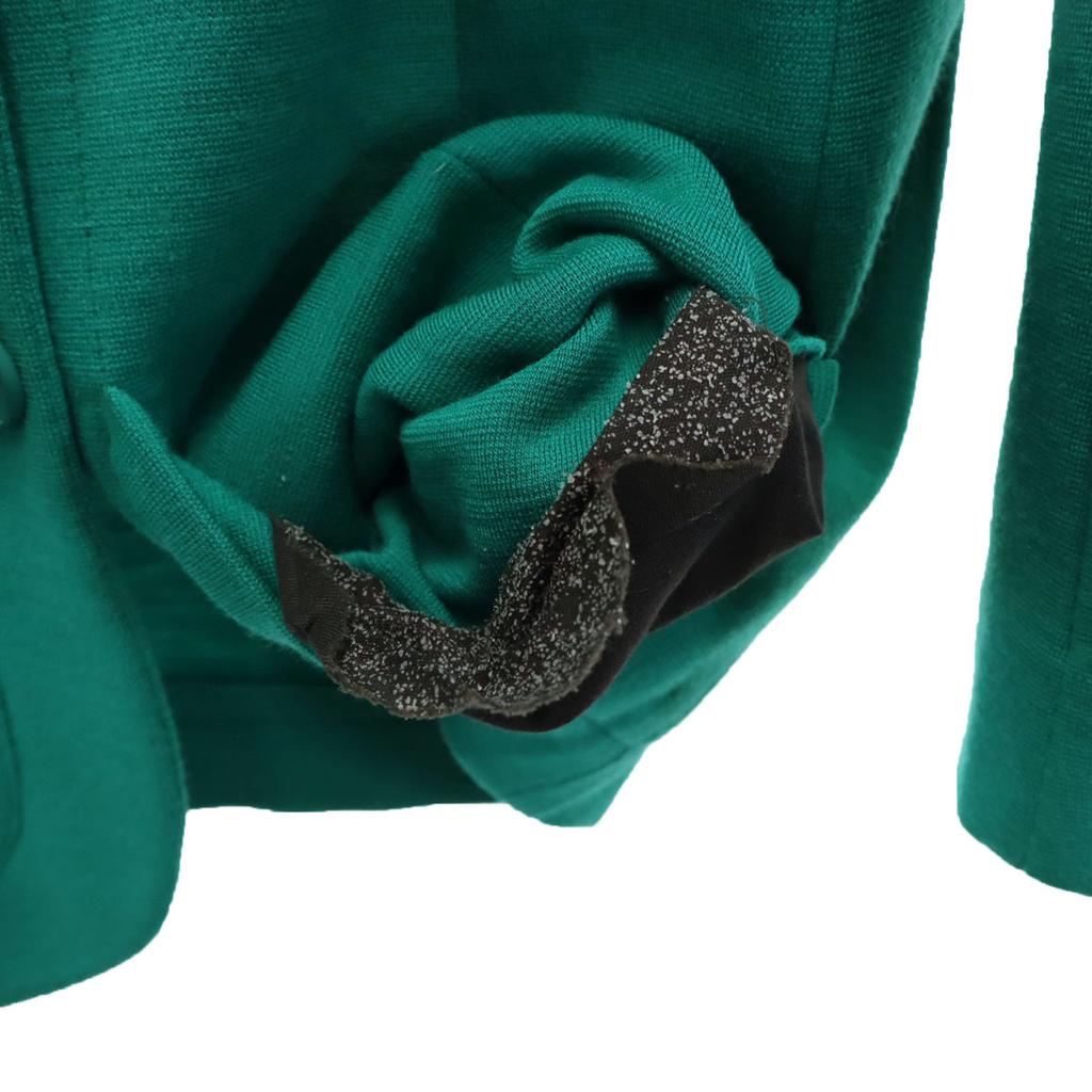 LANVIN BOUTIQUE 80-е годы Сделано во Франции Винтаж Куртка без цвета 38 зеленый Женский Б/У