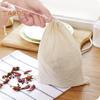 10/20Pcs Reusable Spice Bags with Drawstring Natural Cotton Cloth Bags for Filtering Tea Herbs Soup Reusable Tea Bags Strong Cheesecloth Bags for