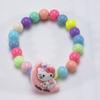 Trendy Cartoon Beaded Bracelet Lovely Princess Style Handmade Wristband Gift for Girls