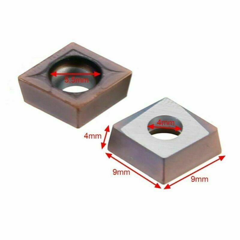 Долговечные твердосплавные пластины Режущая кромка Токарный инструмент Набор 10 шт.