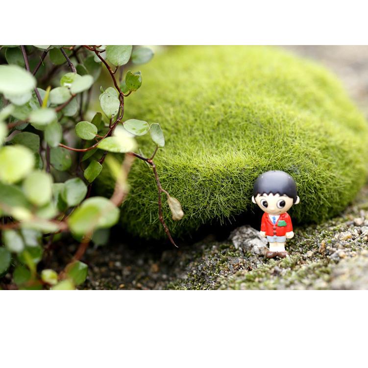 2/4/5/8/10 шт. микропейзаж мох зеленая трава фигурки миниатюрные украшения для мини DIY сказочный сад аквариум моделирование статуя ремесло