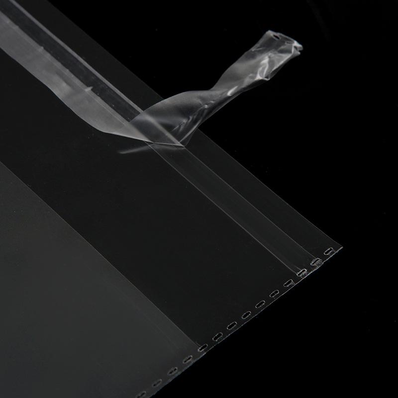 40cm Self-Adhesive Transparent Ziplock Bag for Clothing and Jewelry
