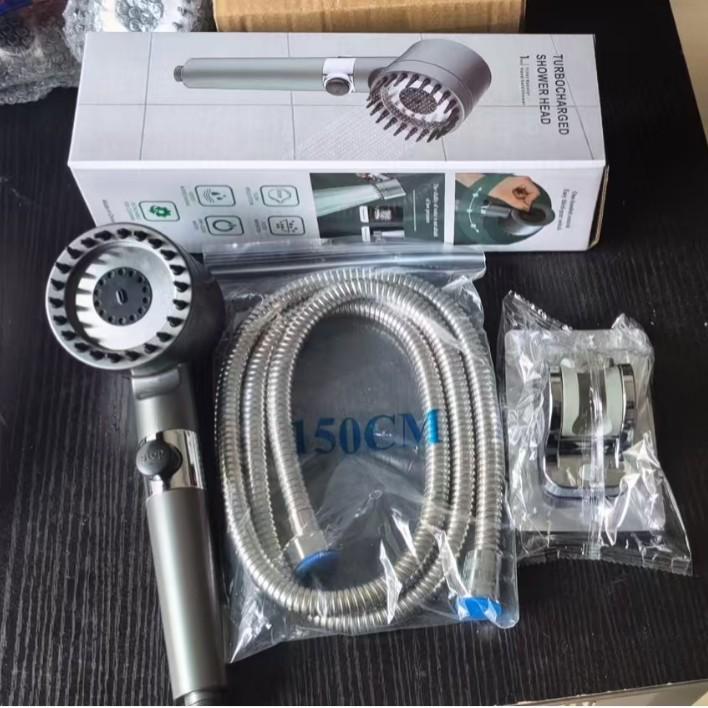 German Dai Pen Douyin Style Three-Speed Supercharged Massage Shower Head with Filter