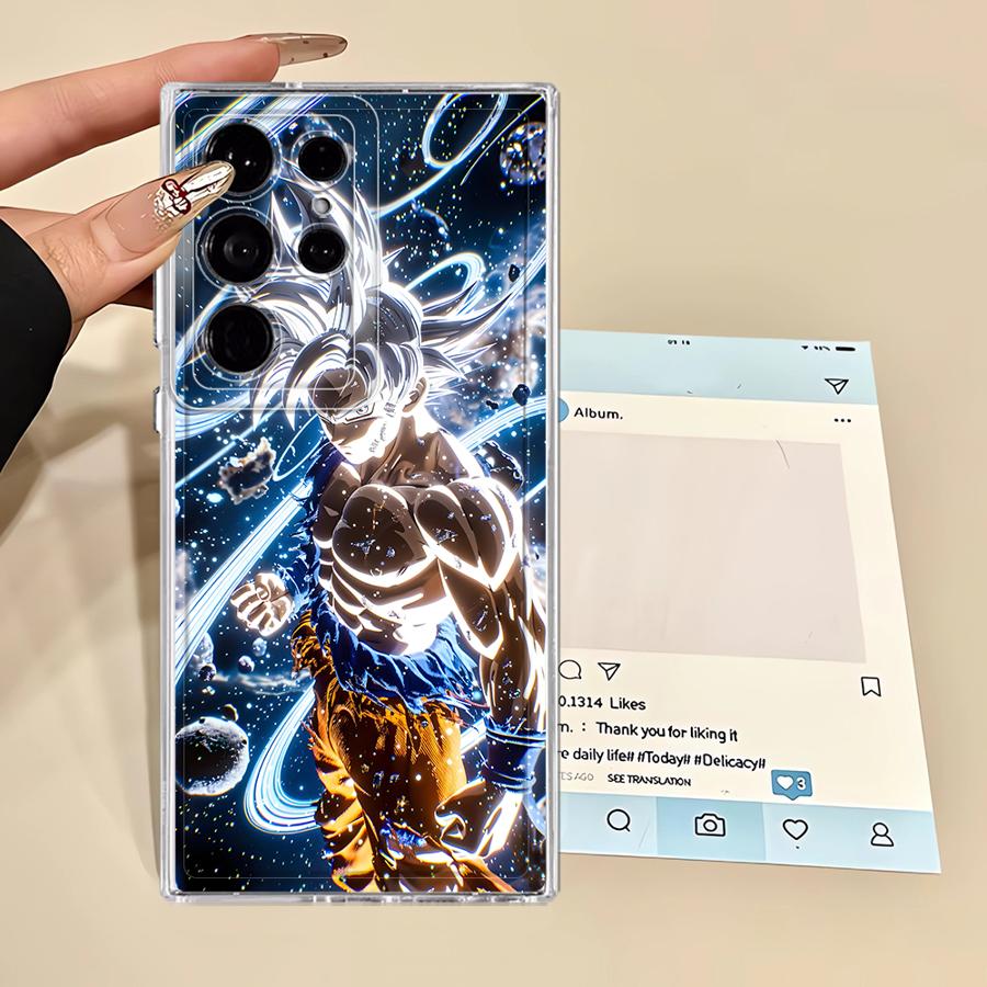 Чехол Dragon Ball Goku для Samsung Galaxy S25 Edge S24 Note 20 Ultra 10 S21 S23 Ultra S20 Plus S26 S22 FE Чехол для телефона
