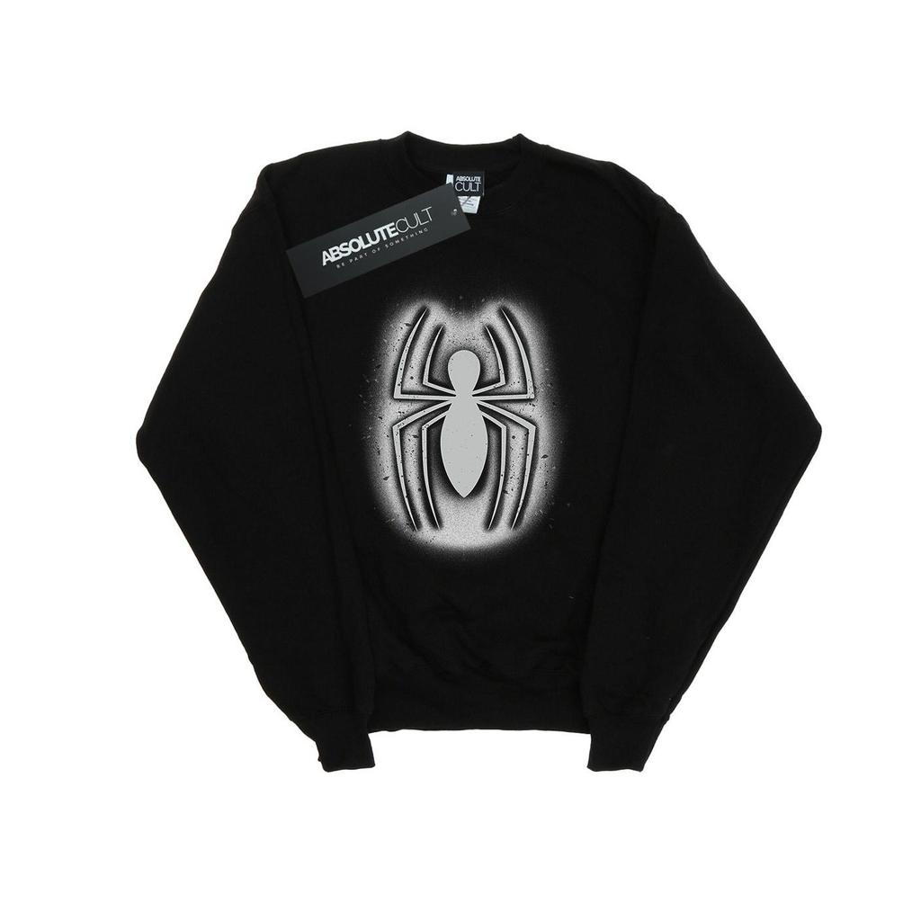 Marvel Mens Spider-Man Graffiti Logo Sweatshirt