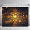 2D Metatron's Cube Sacred Geometry Backdrop Spiritual Photo Booth Banner