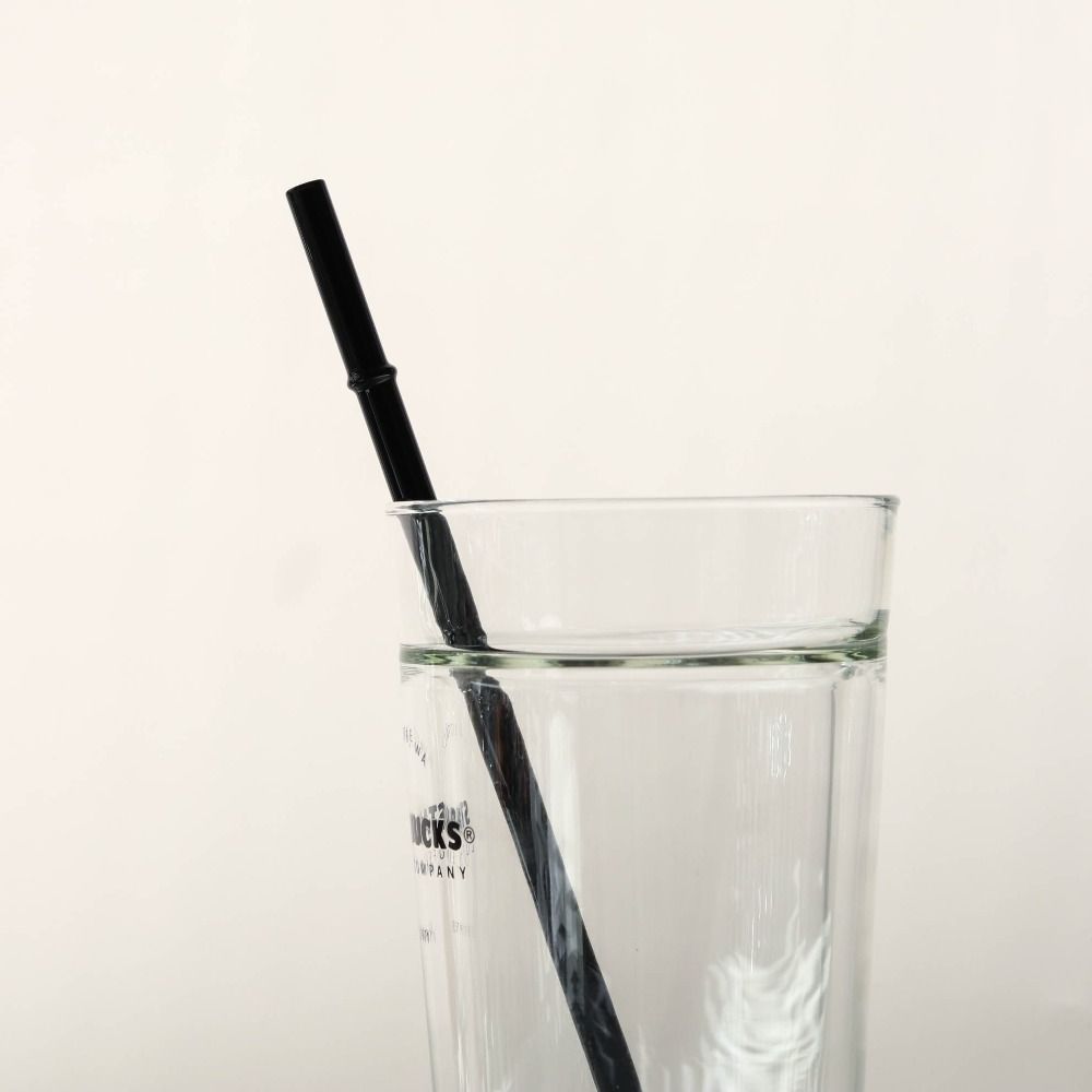 3Pcs 23cm Eco-friendly Straws for Smoothies Cocktails Glass Straws Long Heat-resistant Drinking Straws Cup Accessories