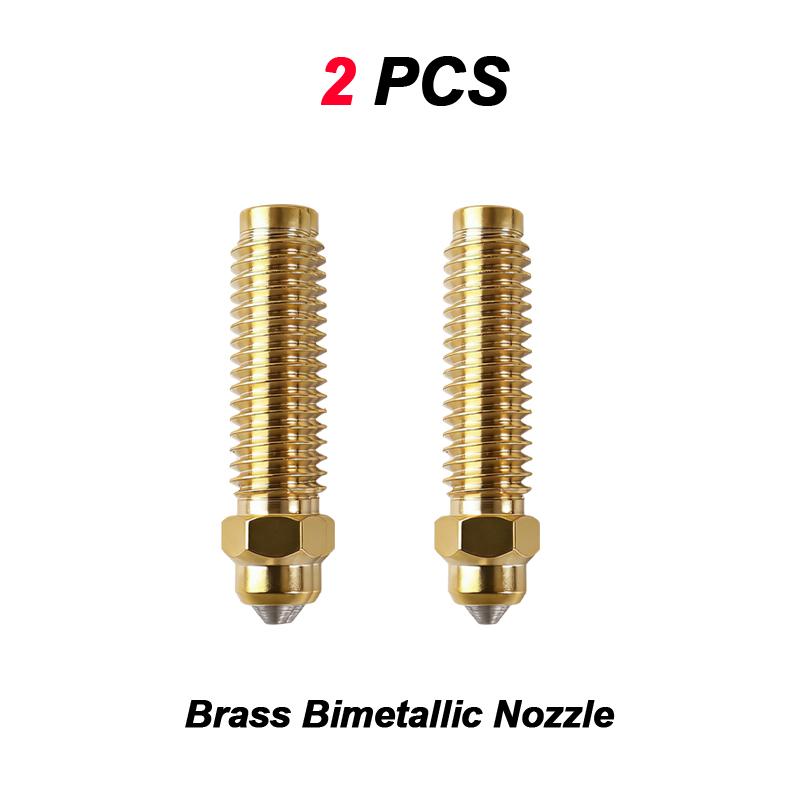 New For Elegoo Centauri Carbon Brass Bimetallic Nozzle 0.2/0.4/0.6/0.8mm Hotend Nozzles For Centauri Carbon 2 Replacement Parts