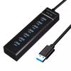 USB 3.0 концентратор-разветвитель: Внешняя док-станция для ноутбука для мыши, расширение портов для флеш-накопителей (1-к-4)