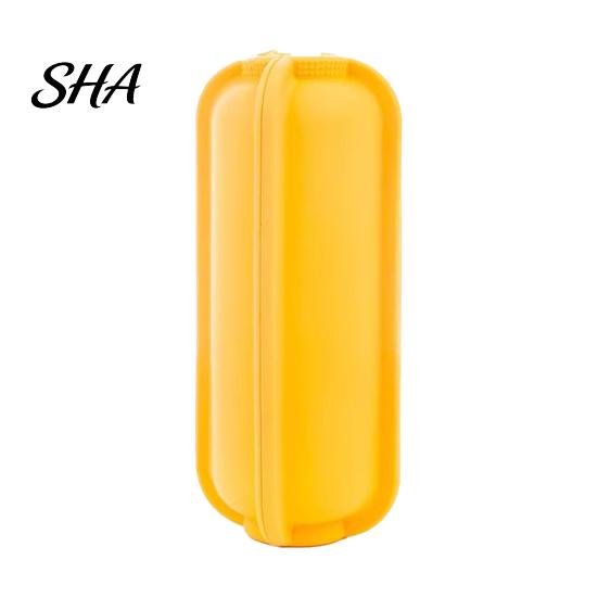Picnic Food Carrier Food-grade Silicone Taco Holder, Flip-top Buckle Design Burrito Storage Nonstick Holder Box, Leak-proof Handling Box for