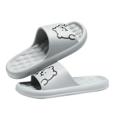 Мужские и женские плоские тапочки Летние пляжные сандалии на мягкой подошве из ЭВА, повседневная домашняя обувь для ванной комнаты, нескользящие