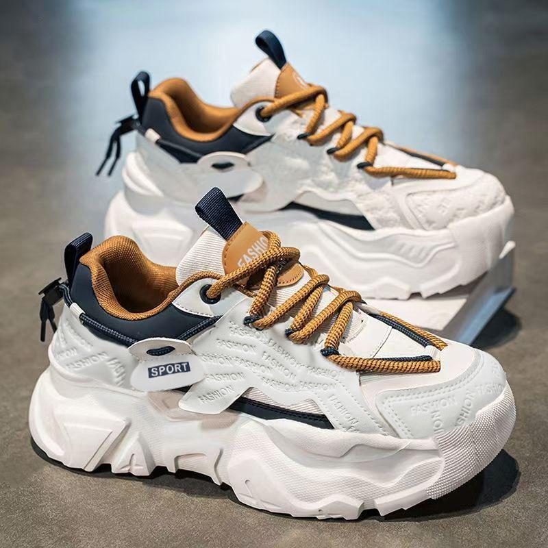 Men S Breathable Thick Sole Casual Sports Running Dad Shoes