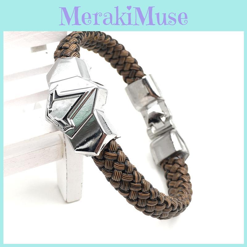 Вязаный узор V Аниме Браслет Минималистичный Аксессуар для наряда Повседневная Цепочка Рука