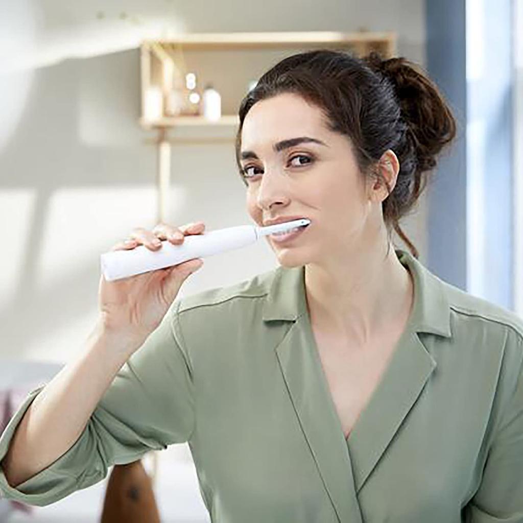 Philips Электрическая зубная щетка Sonicare Expert Clean Plaque Removal с дорожным футляром, в комплекте, белая, с возможностью подключения через приложение HX9662/06