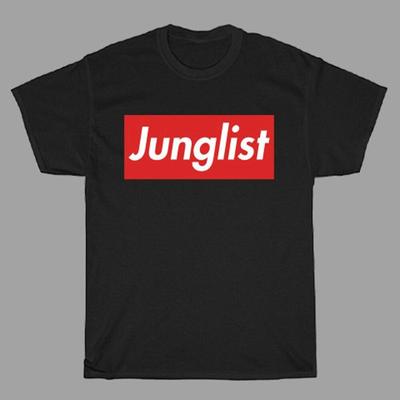 Мужская черная футболка Junglist Размеры от S до 5XL