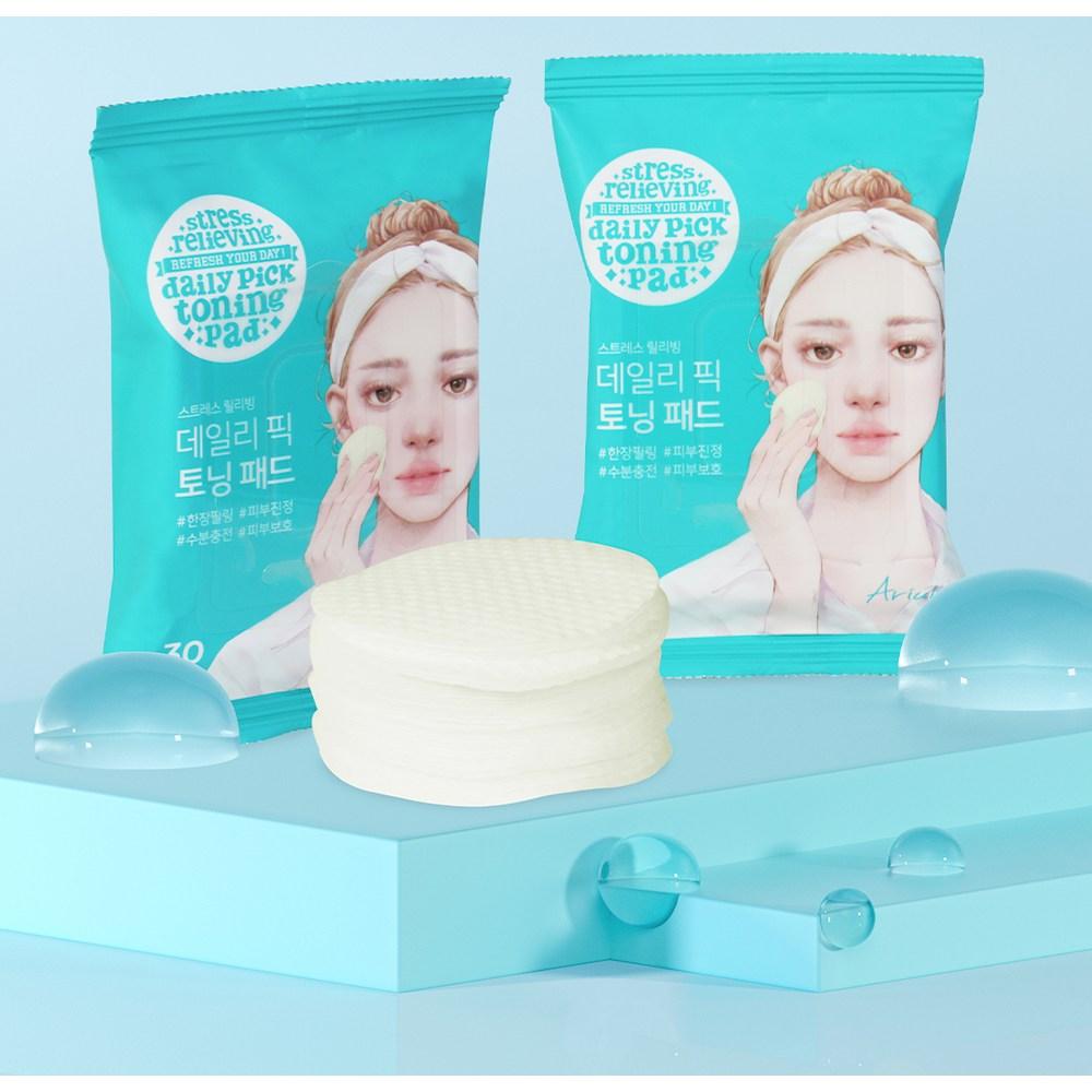 Ariul Daily Pick Calming Toning Pad 57g, 30 pieces, 3units