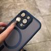 Luxury Translucent Matte Full Lens Protector Case For IPhone 14 13 12 15 Pro Max 15 Plus Magsafe Magnetic Wireless Charge Cover