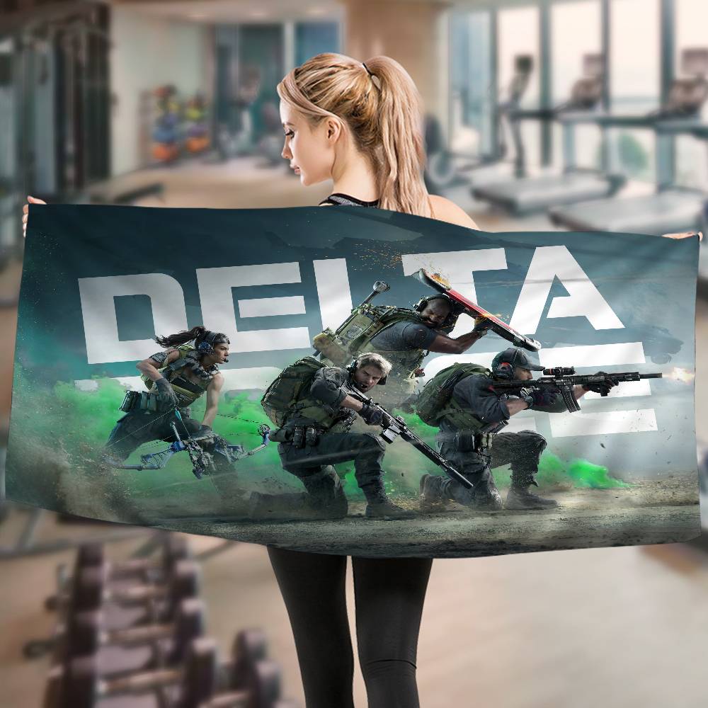 Игровое одеяло D-Delta O-Operation из микрофибры, быстросохнущие пляжные полотенца, большого размера с принтом, супервпитывающее одеяло-полотенце для бассейна