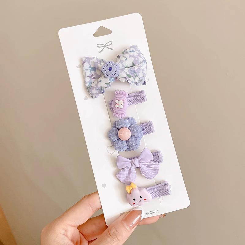 Pastoral Style Floral Butterfly Bow Hair Accessories for Children