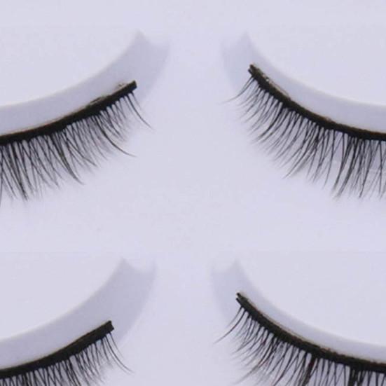 5 пар/коробка накладные ресницы натуральные удобные волокна короткие накладные ресницы для макияжа для примерочной