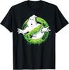 Ghostbusters Classic Slime Ghost Logo Graphic T-Shirt T-Shirt