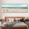 Скандинавский абстрактный морской пейзаж, картина маслом на холсте, морской пляж, постеры и принты, настенные художественные фотографии для гостиной, домашний декор, без рамки, без рамки