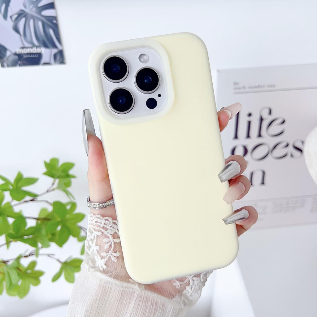 Suitable for Iphone16 Liquid Silicone Jelly Phone Case 14 Anti-drop Apple 15promax Soft Case