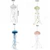 Exquisite Jellyfish Prism Pendant DIY Sunlight Capture Collector Sea Shell Wind Chimes  Wedding