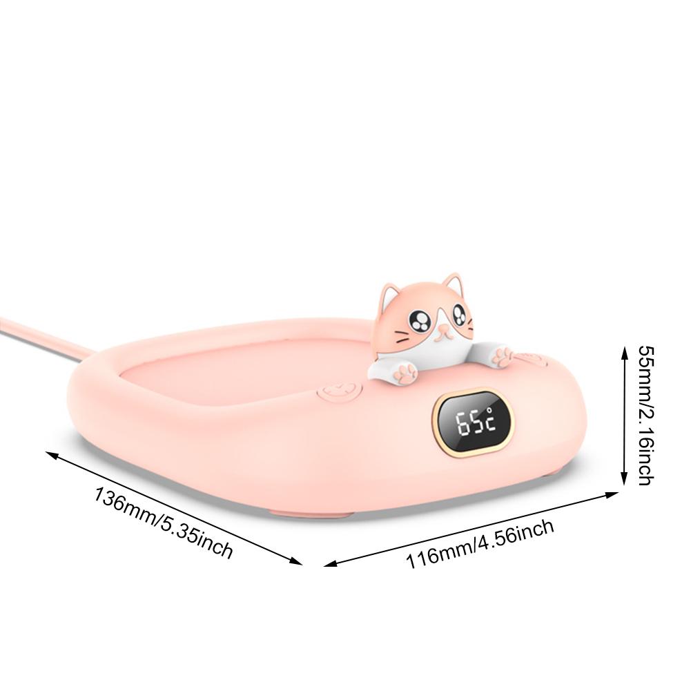 Smart Electric Beverage Warmer with Adjustable Temperatures for Office Home