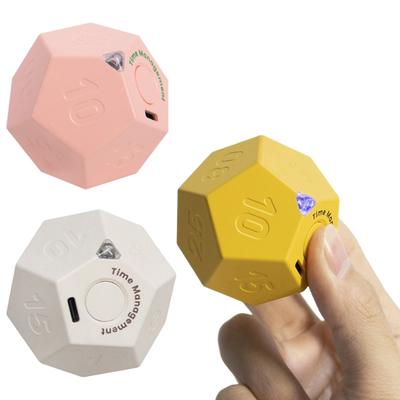 Портативный таймер Multi Cube на 1/3/5/10/15/20/25/30/45/60/90 минут с установкой вращающегося таймера, вибрацией, режимами напоминания, учебы, приготовления пищи, упражнений