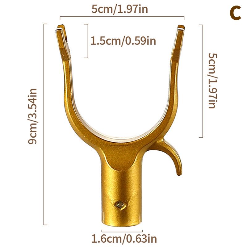 Вешалка для одежды из алюминиевого сплава, прочные аксессуары для дома, вилка для подвешивания белья