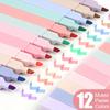 12pcs Bible Highlighters, Bible Highlighters No Bleed, Pastel Highlighter Set, Cute Highlighters, No Bleed Bible Highlighters Pastel (12 Color)