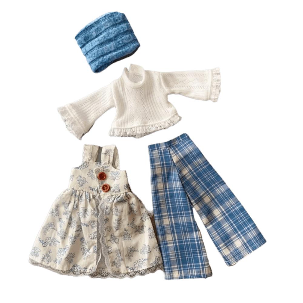 Модная кукольная одежда 30 см Свитер Пальто Набор одежды для кук BJD 1/6 Модный Красивый Осенне-Зимний Стиль Повседневное Платье для Кук