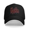 Ню-метал группа Korn Рок-музыка Бейсболка Хип-хоп Шляпа-сэндвич для мужчин женщин Регулируемый головной убор Тренировки