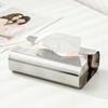 Minimalist Stainless Steel Tissue Box Waterproof Paper Towel Case Creative Paper Dispenser  Kitchen
