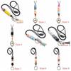 Breakaway Silicone Beaded Lanyard Anti-Lose Teacher Lanyards Creative ID Badges Lanyard  Great Gift