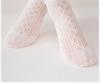 Children's socks summer thin style girls' mesh socks girls' solid color summer girls' baby midsole socks spring and summer style pure cotton