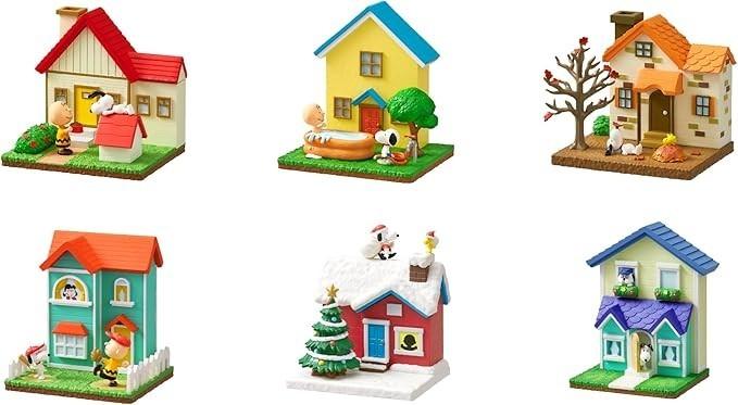Re-ment Snoopy Сладкий Маленький Дом 1 Коробка Полный Набор 6 ЯПОНИЯ