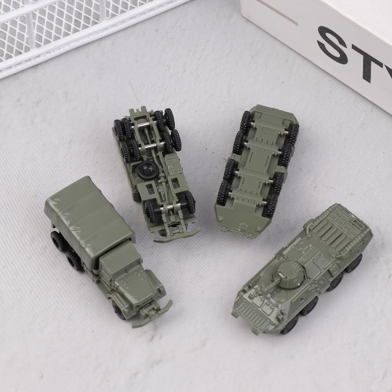 1/4 шт. Модель песочного стола 4D Сборка 1/144 Российский БТР-80 Бронированная машина Американский грузовик M35 Детская игрушка-головоломка