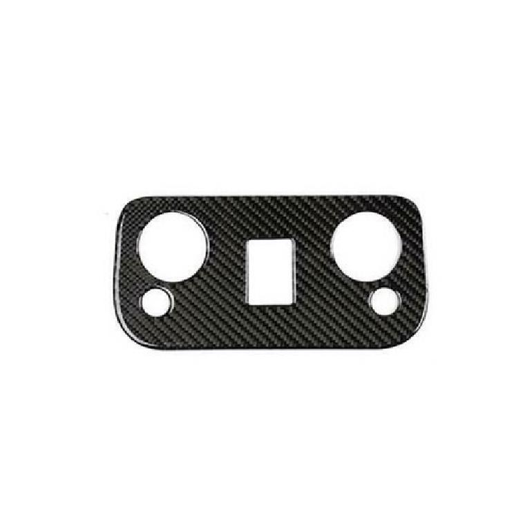 For Ford Mustang 2015- Real Carbon Fiber Front Reading Light Lamp Frame Trim