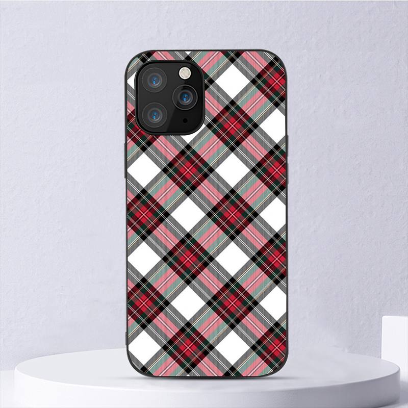 Чехол для телефона в клетку «Клан Стюарт» в клетку для Iphone 11 12 Mini 13 14 Pro Xs Max X 8 7 6s Plus 5 Se Xr Shell