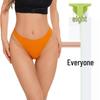 Low-Rise Sexy Seamless Triangle Thong Panties for Women - Breathable European & American Style
