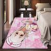 Super Sonico Manga Room Mats Washable Non-Slip Living Room Sofa Chairs Area Mat Kitchen Alfombra