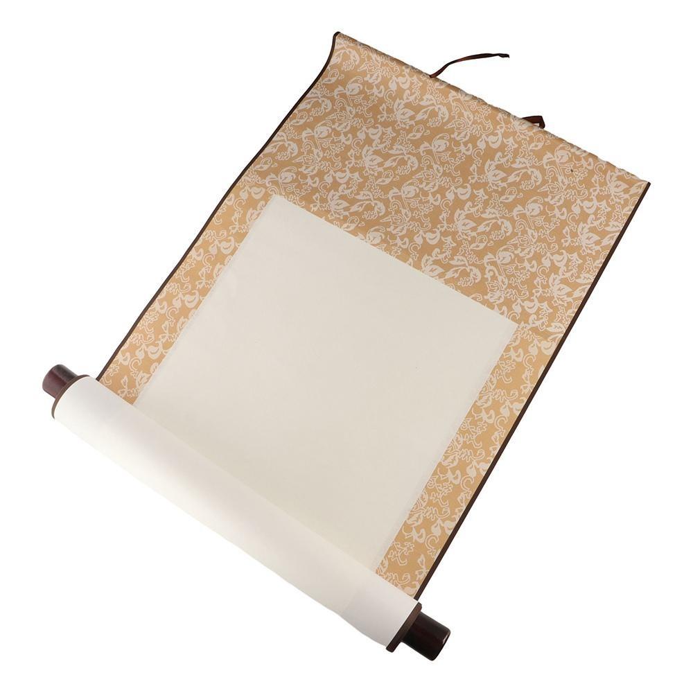 Gifts Rice paper Calligraphy Mounting Blank Hanging Scroll Painting Scroll Drawing Canvas Scrolls