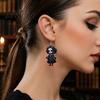 Cartoon Witch Earrings Halloween Earrings, Gothic Drop Lightweight Acrylic Pendant Day of The Dead for Women Girls Accessories Eye-catching